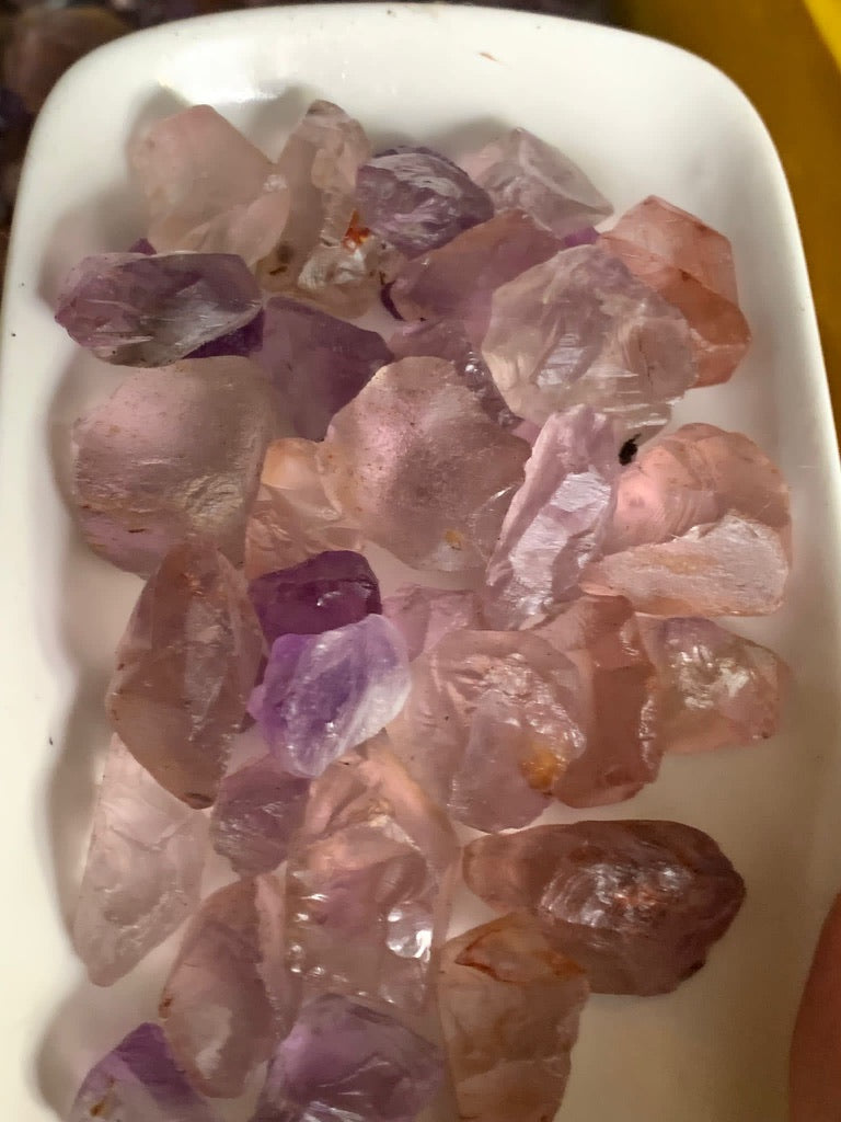 Facet Grade Rough Amethyst Stones Deal 500 Grams