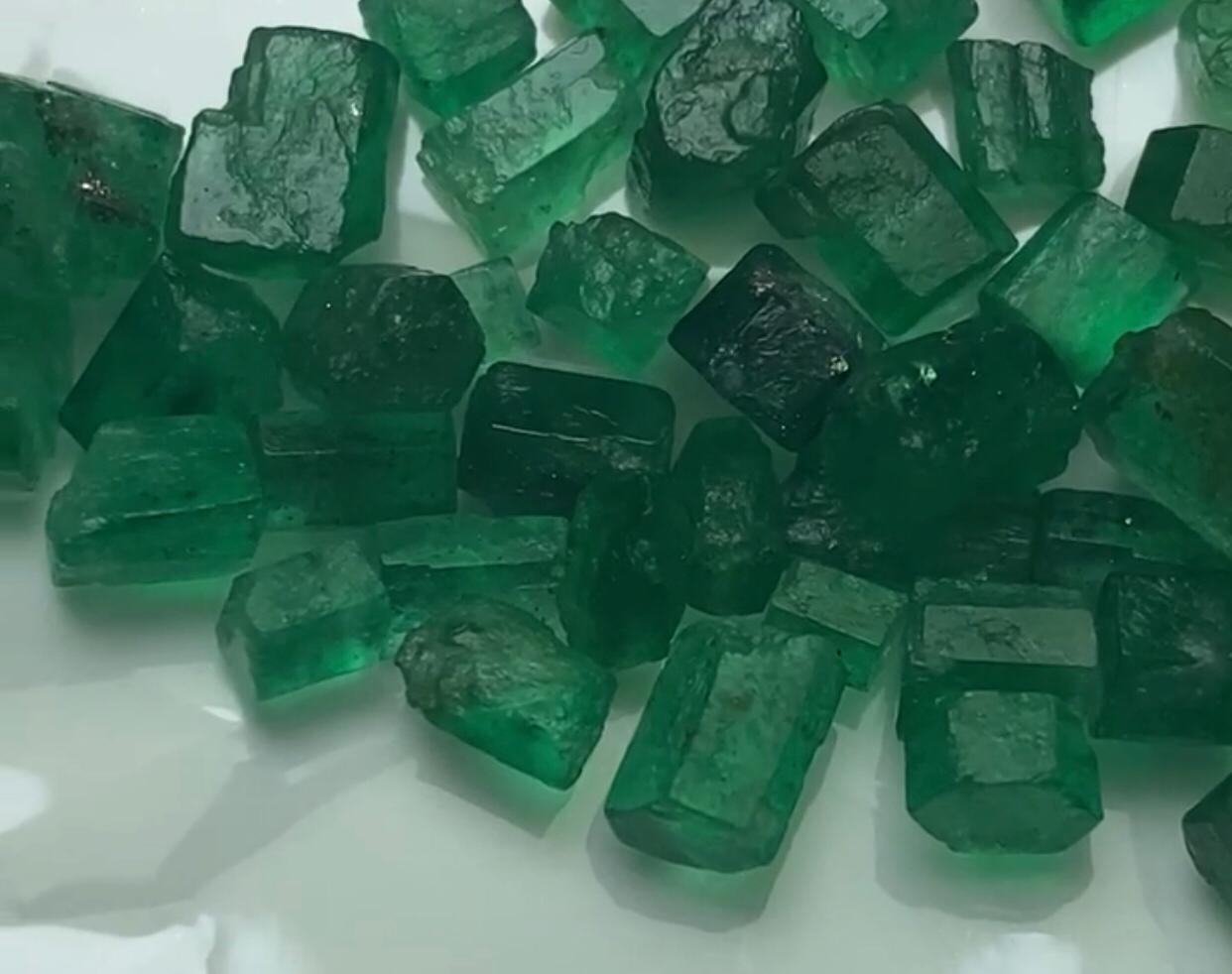You May Like This Facet Grade Rough Emerald