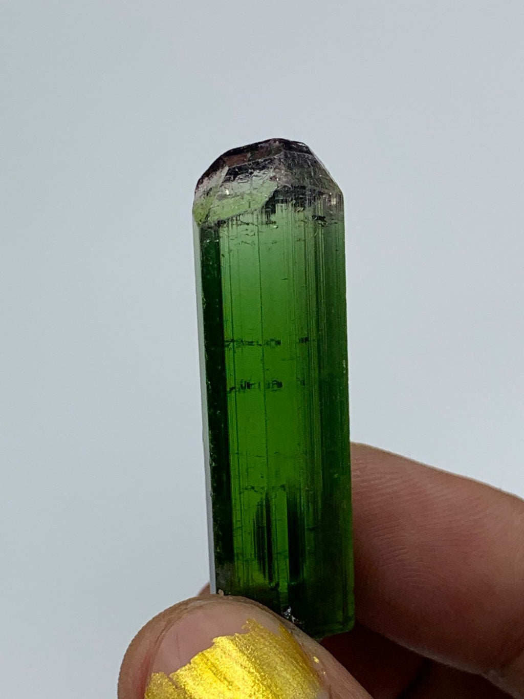 Buy This Rough Rich Green Tourmaline Crystal