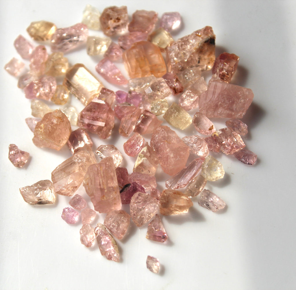 150 carats Natural Rare Pink Topaz Raw Stone Parcel
