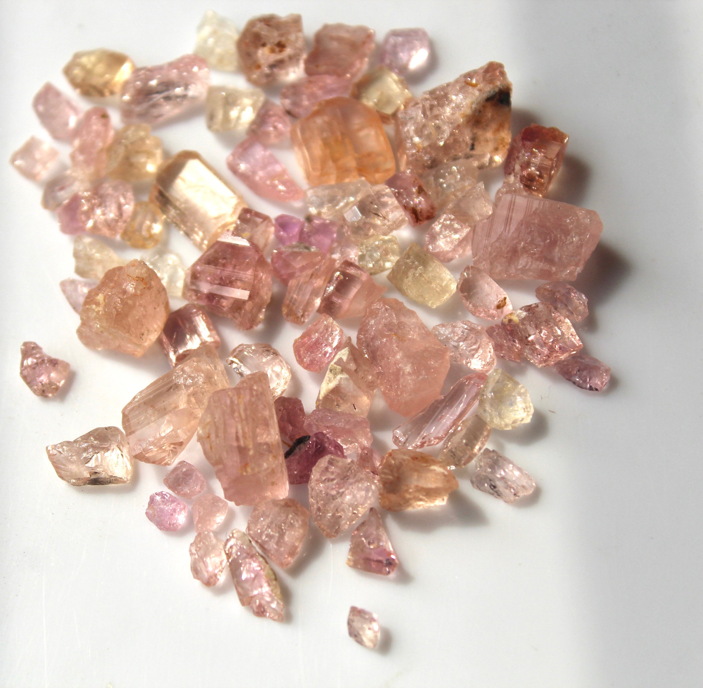 150 carats Natural Rare Pink Topaz Raw Stone Parcel