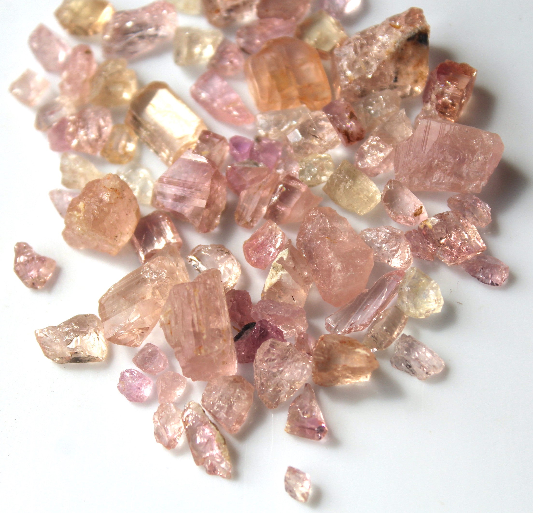 150 carats Natural Rare Pink Topaz Raw Stone Parcel