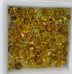 round cut yellow sapphire