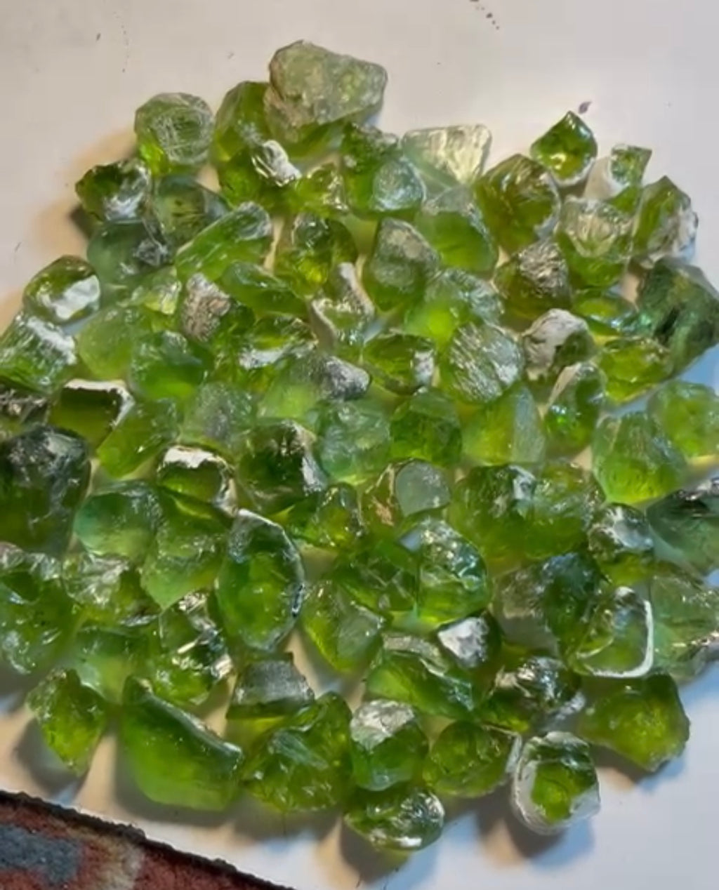 200 Grams Rough Peridot Stone Lots For Faceting