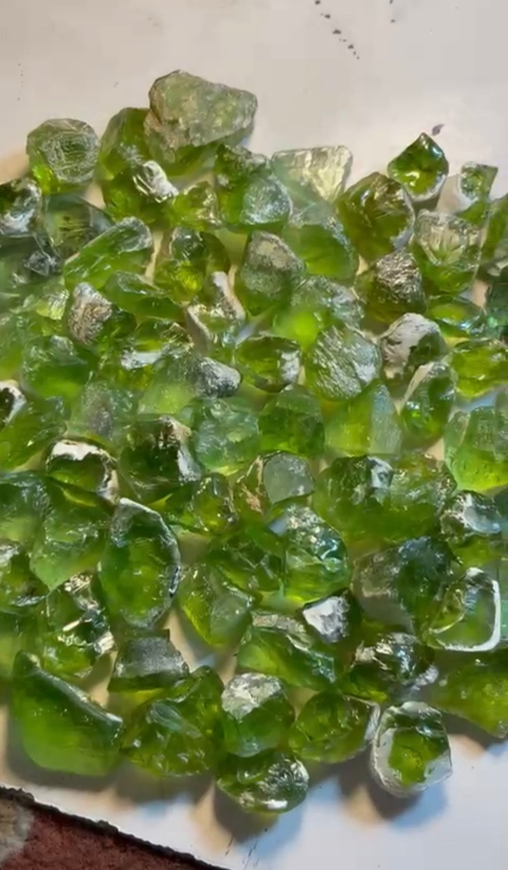 200 Grams Rough Peridot Stone Lots For Faceting