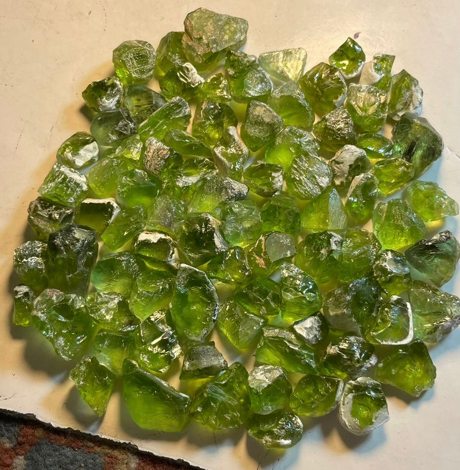 200 Grams Rough Peridot Stone Lots For Faceting