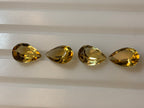 6.81 carat Loose Citrin 2pairs ,,4 stones