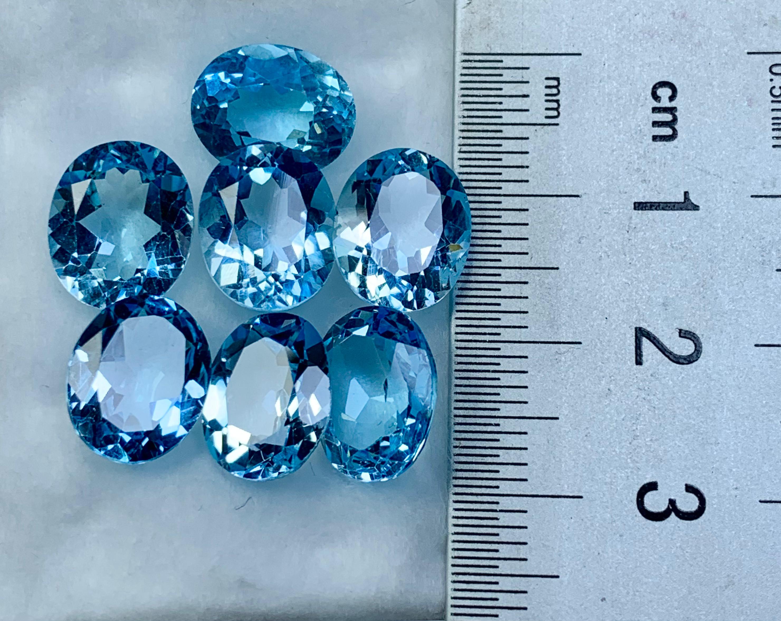 Check Out The Loose Swiss Blue Topaz Stones 