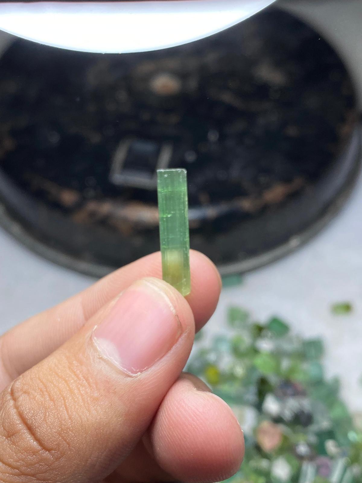 CHeck Out This Raw Green Tourmaline Crystal