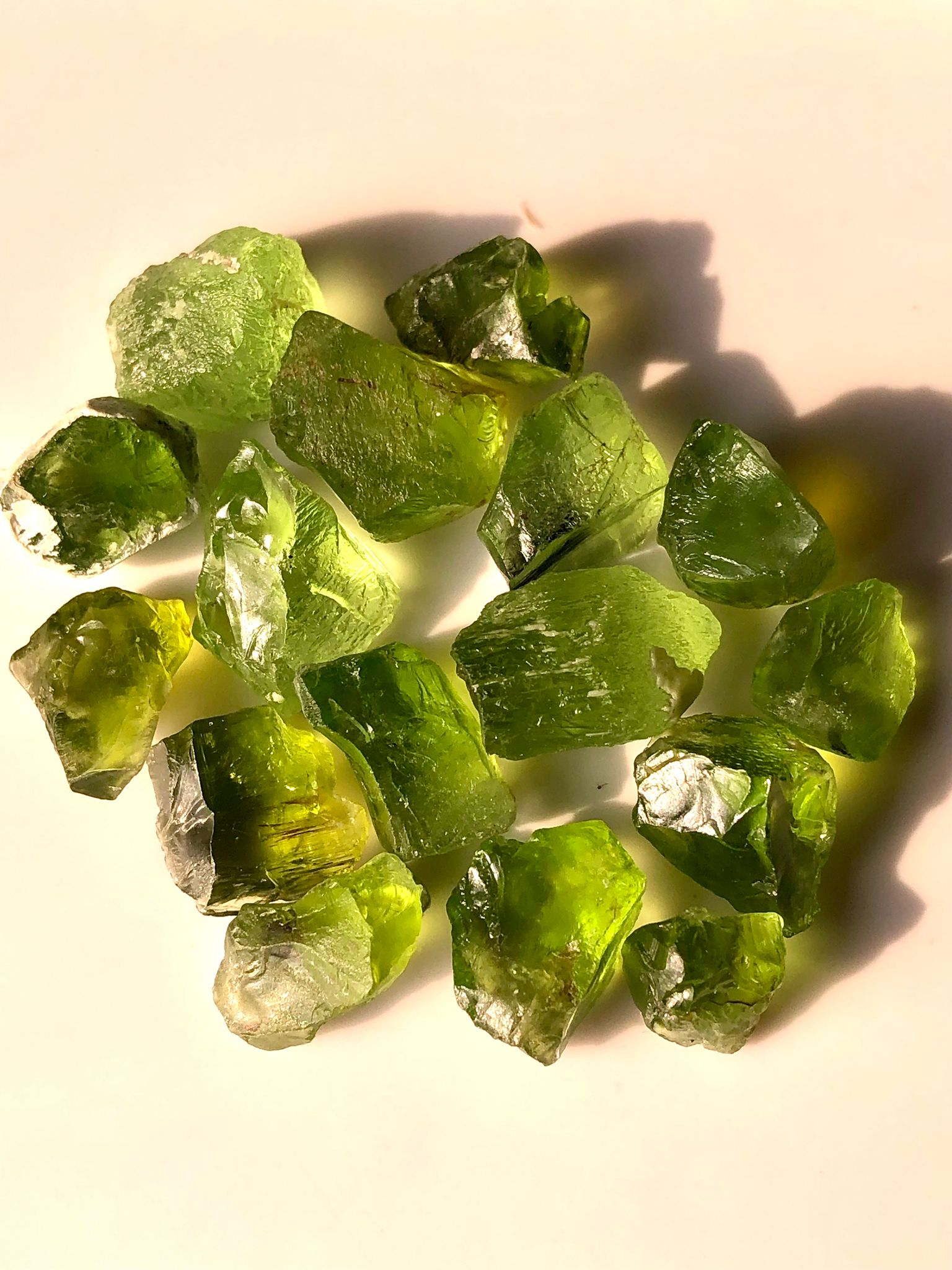 Buy These Facet Grade Rough Peridot Stones.