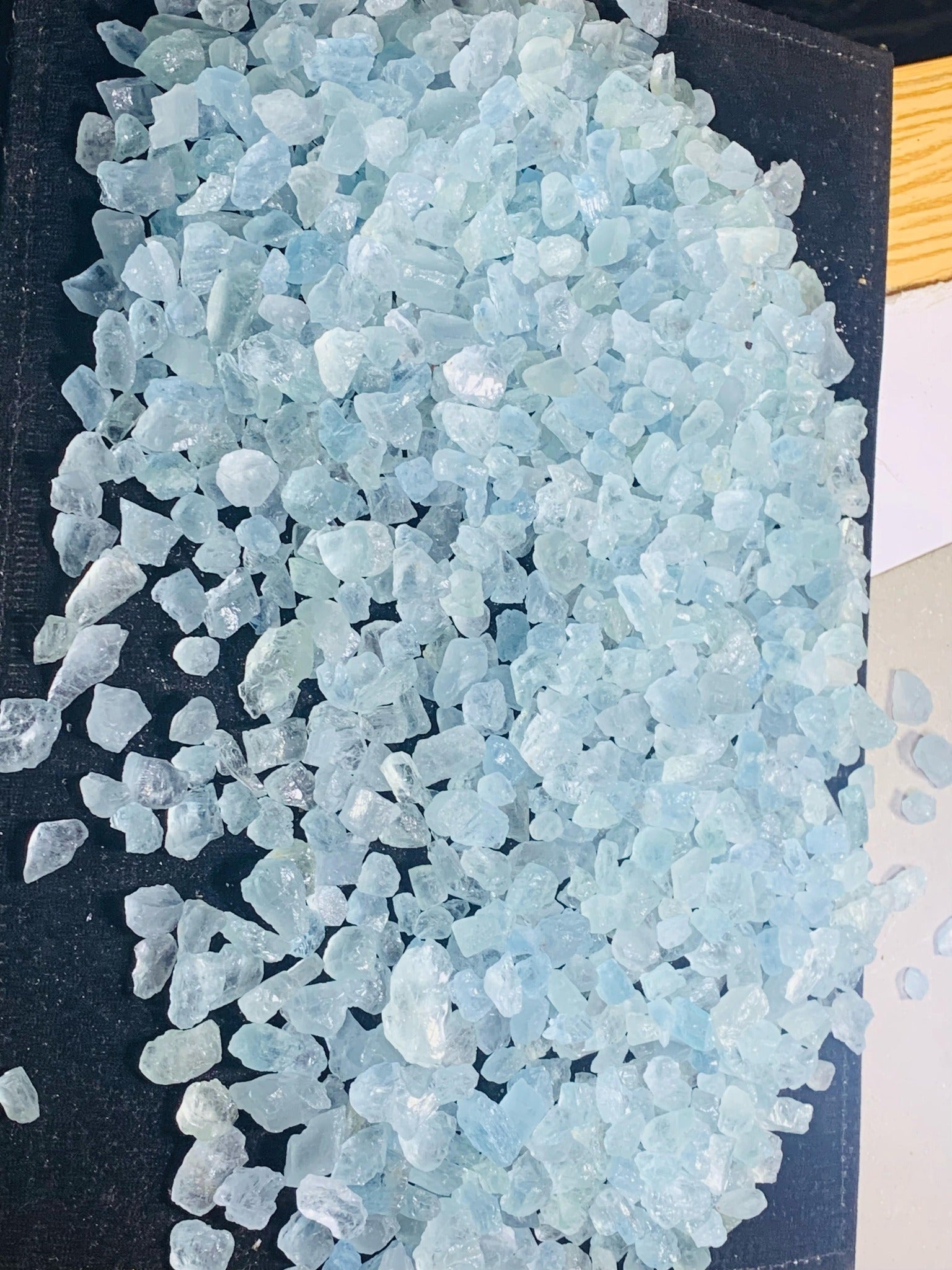 Check Out The Beauty Of This Raw Aquamarine Crystals
