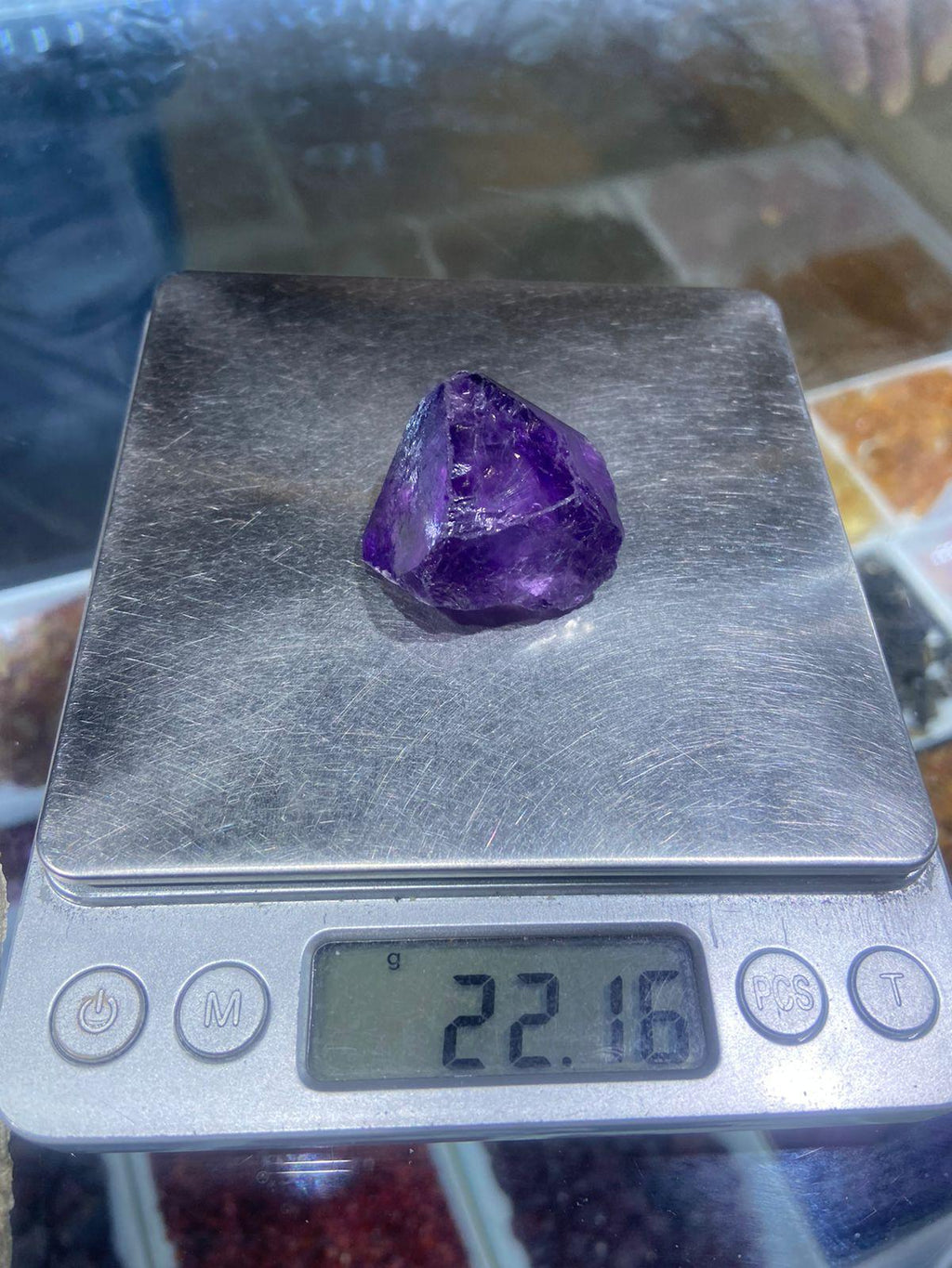 large crystal facet grade rough amethyst