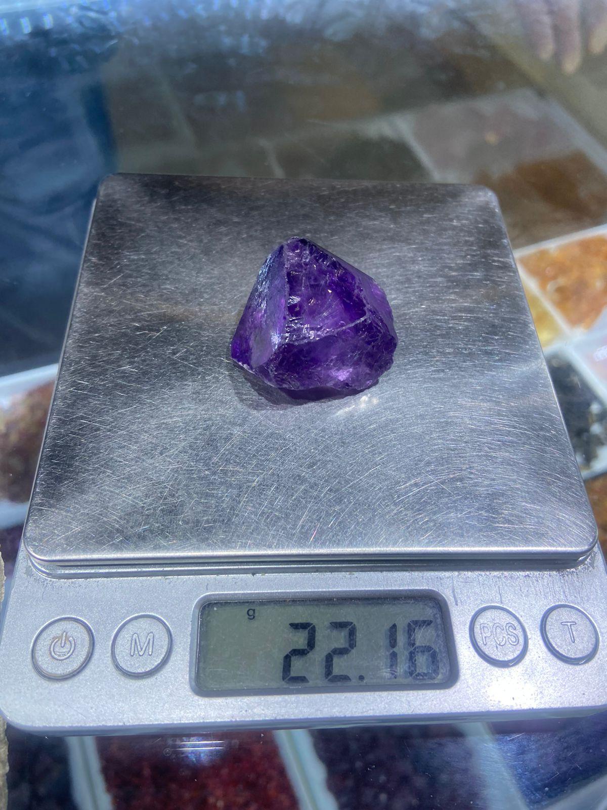 large crystal facet grade rough amethyst