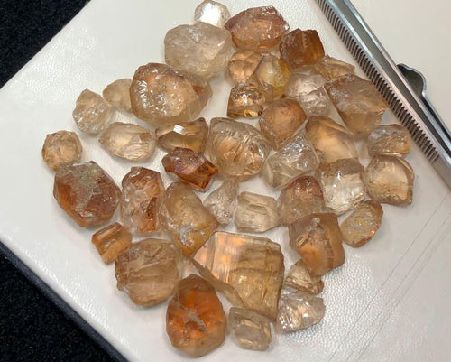 raw topaz facet grade