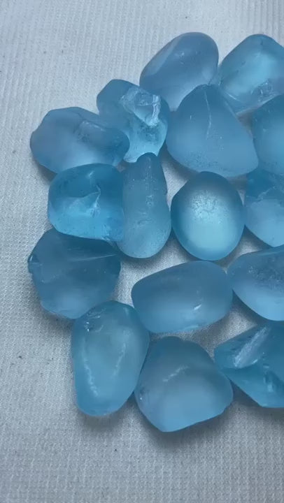 blue topaz lapidary work