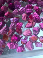 gem quality rhodolite rough