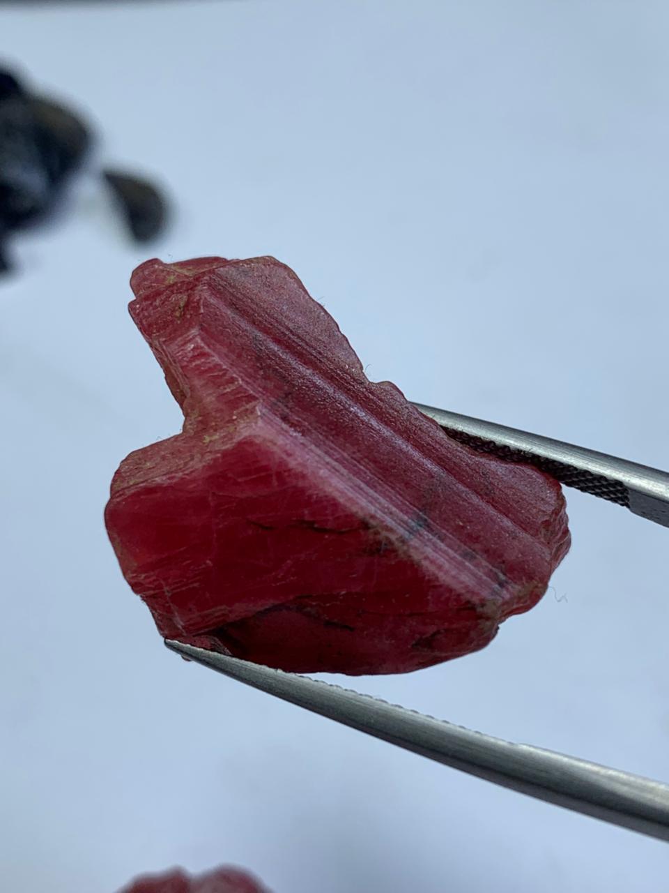 untreated rough gems