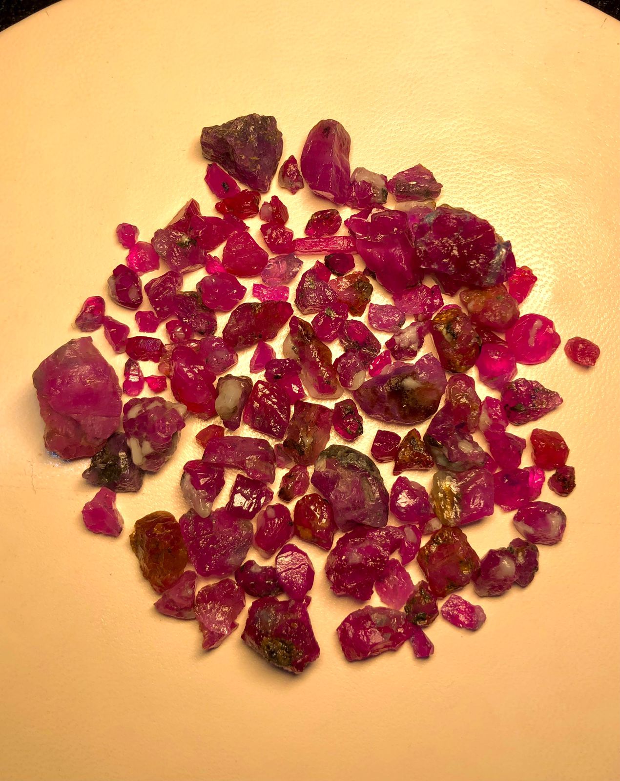 natural rough ruby